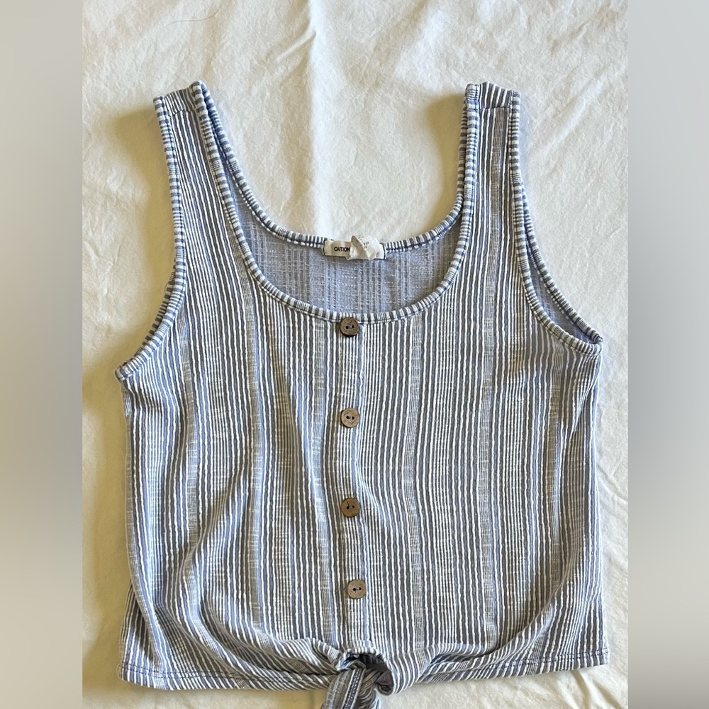 Striped tank top